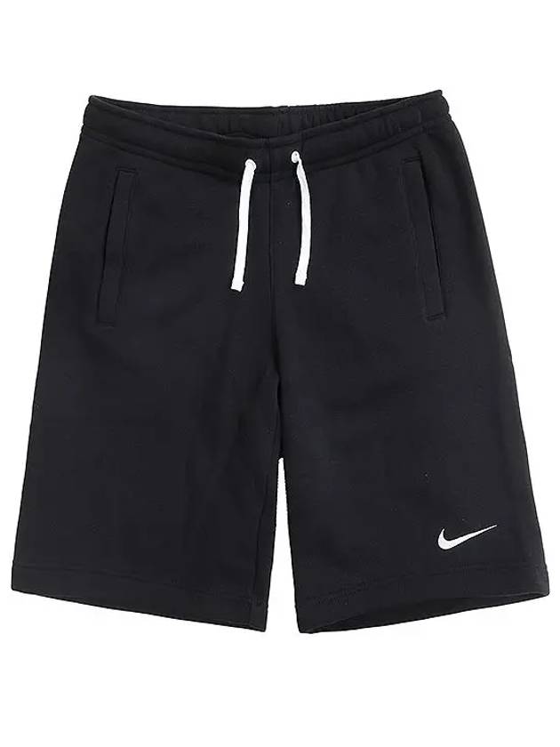 Swoosh Fleece Shorts Black - NIKE - BALAAN 4