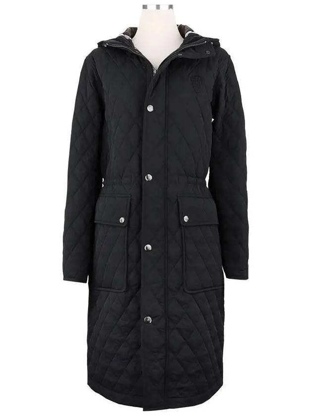 Appliquéd B Shield Quilted Parka Black - BURBERRY - BALAAN 2