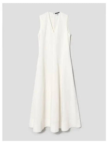 Women s fluid V neck dress one piece white domestic product GM0024040250774 - TOTEME - BALAAN 1