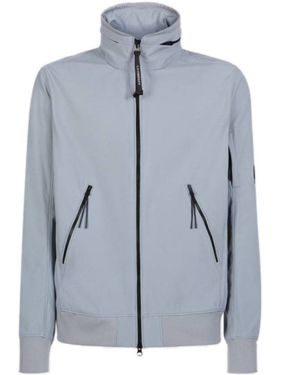 Lens Wappen Soft Shell Zip-Up Jacket Griffin Grey - CP COMPANY - BALAAN 2