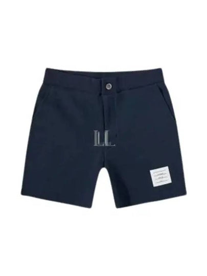 Men's RWB Striped Cotton Bermuda Shorts Navy - THOM BROWNE - BALAAN 2