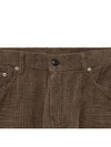 Wave Corduroy Flare Wide Pants Brown - NOIRER - BALAAN 5