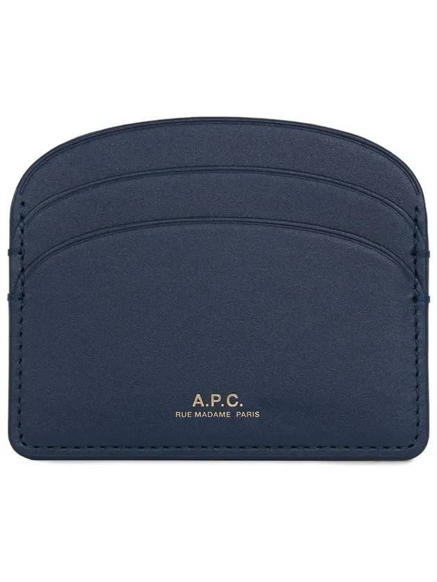 Demi Lune Card Wallet Navy - A.P.C. - BALAAN 2