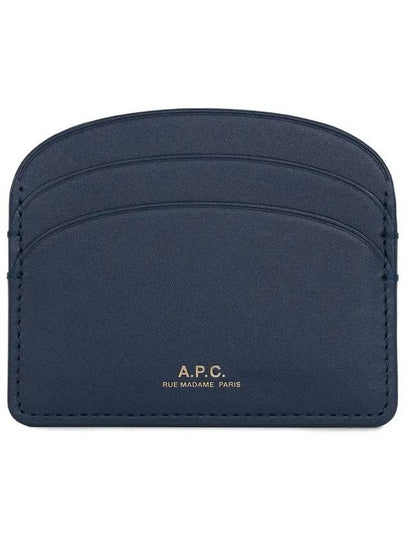 Demi Lune Card Wallet Navy - A.P.C. - BALAAN 2