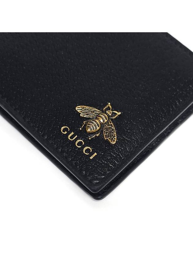 523664 Leather Animalie Bee Half Wallet - GUCCI - BALAAN 6