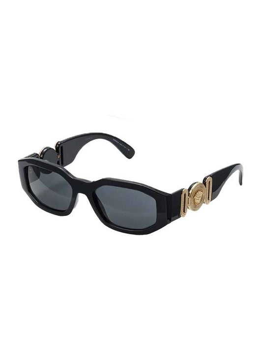 Eyewear Medusa Biggie Acetate Sunglasses Black - VERSACE - BALAAN.