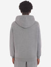 Foxhead Patch Comfort Zipper Hooded Medium Grey Melange - MAISON KITSUNE - BALAAN 4