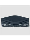 Double Monogram Shadow Calfskin Card Wallet Navy - LOUIS VUITTON - BALAAN 4