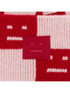 Pattern Wool Beanie Red - ACNE STUDIOS - BALAAN 5