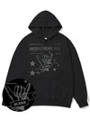 Aloha Gray Overfit Hoodie Black - MONSTER REPUBLIC - BALAAN 3