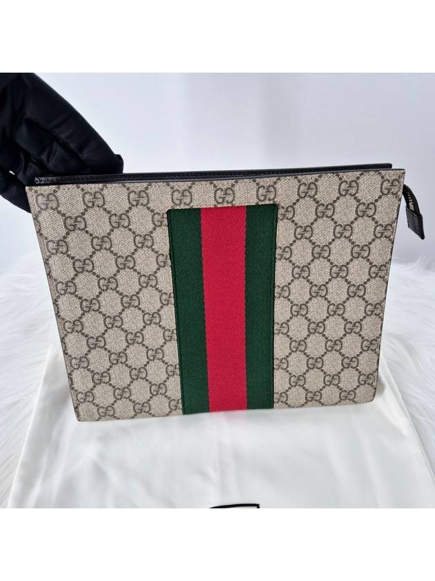 Web Samsun GG Supreme Clutch Bag 475316 - GUCCI - BALAAN 4