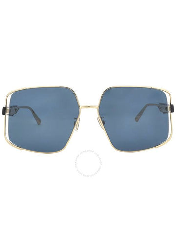 Dior ARCHDIOR S1U Blue Irregular Ladies Sunglasses CD40037U 10V 61 - DIOR - BALAAN 1