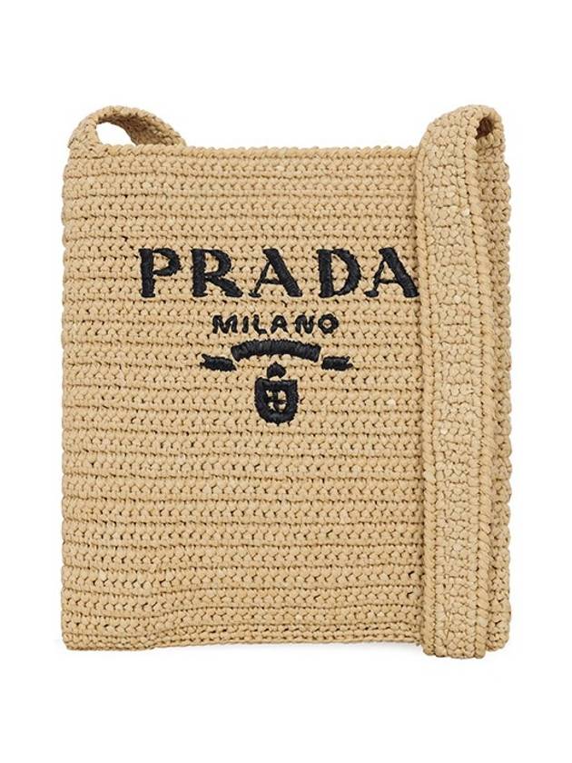 Crochet Tote Bag Natural - PRADA - BALAAN 2