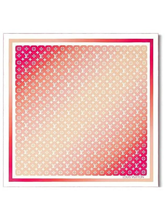 Sunrise Aquarelle Square 90 Scarf Pink - LOUIS VUITTON - BALAAN 2