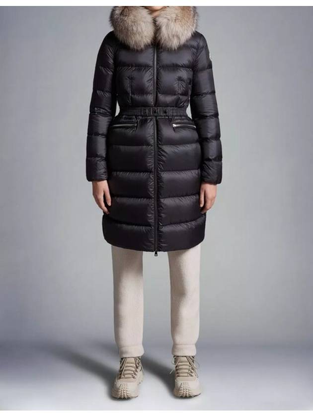 Women's Boedic Long Down Padding Black - MONCLER - BALAAN 5