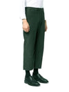 Men's Corduroy Straight Pants Dark Green - THOM BROWNE - BALAAN 3