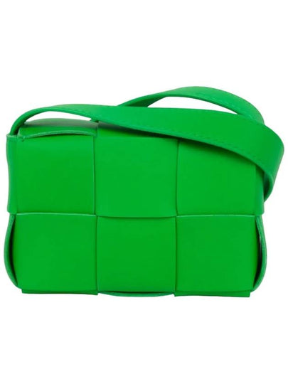 Intrecciato Cassette Small Cross Bag Green - BOTTEGA VENETA - BALAAN 2