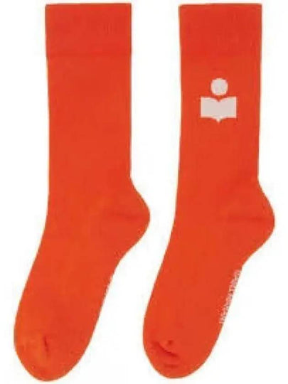 Siloki Logo Socks Orange - ISABEL MARANT - BALAAN 2