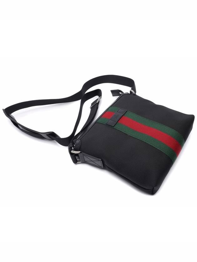 Stripe Messenger Bag Black - GUCCI - BALAAN 6