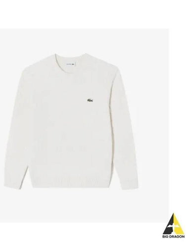 men cable pullover cream - LACOSTE - BALAAN 1