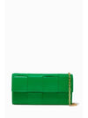 Cassette Chain Long Wallet Parakeet - BOTTEGA VENETA - BALAAN 2