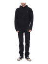 Bold Fox Head Patch Comfort Hoodie Black - MAISON KITSUNE - BALAAN 4