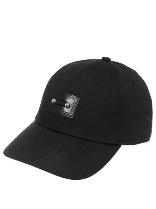 Pierced cotton twill panel ball cap men s hat - NEIL BARRETT - BALAAN 1