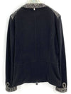 Grenoble mohair tweed zip up jacket - MONCLER - BALAAN 6