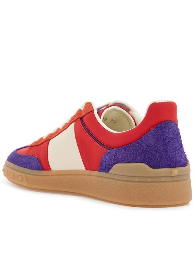 purple women's sneakers in polyester and suede - VALENTINO - BALAAN 3