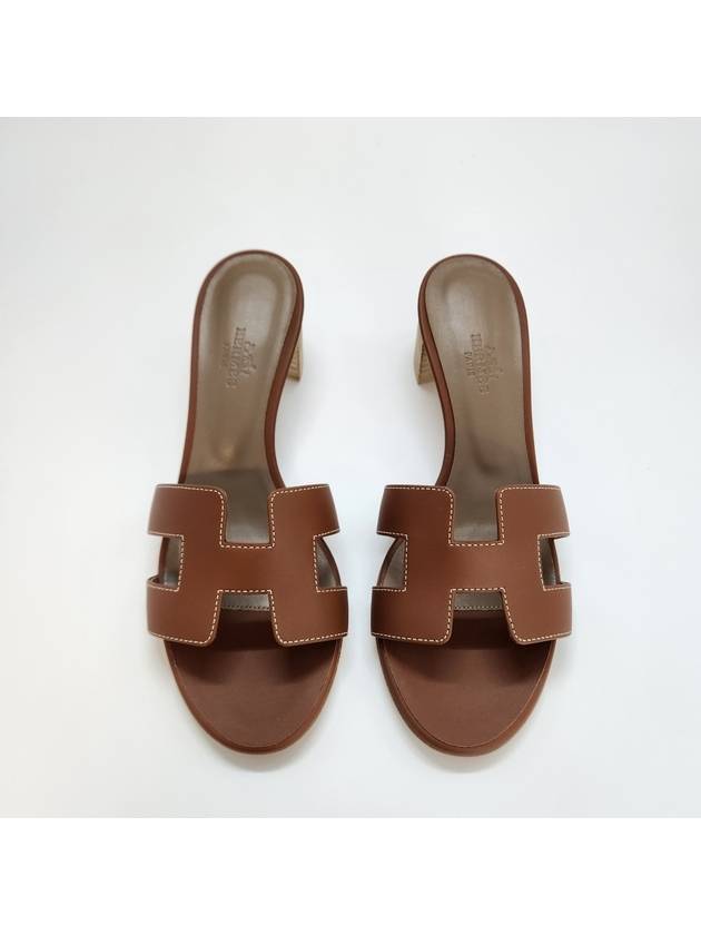 Oasis Sandals Gold H071002Z - HERMES - BALAAN 6