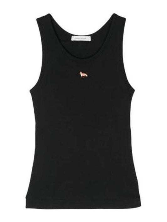 Cotton Baby Tank Top Black - MAISON KITSUNE - BALAAN 2