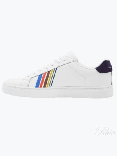 Rex Sports Striped Leather Low Top Sneakers White - PAUL SMITH - BALAAN 2