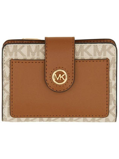 Michael Kors Wallet With Logo - MICHAEL KORS - BALAAN 1