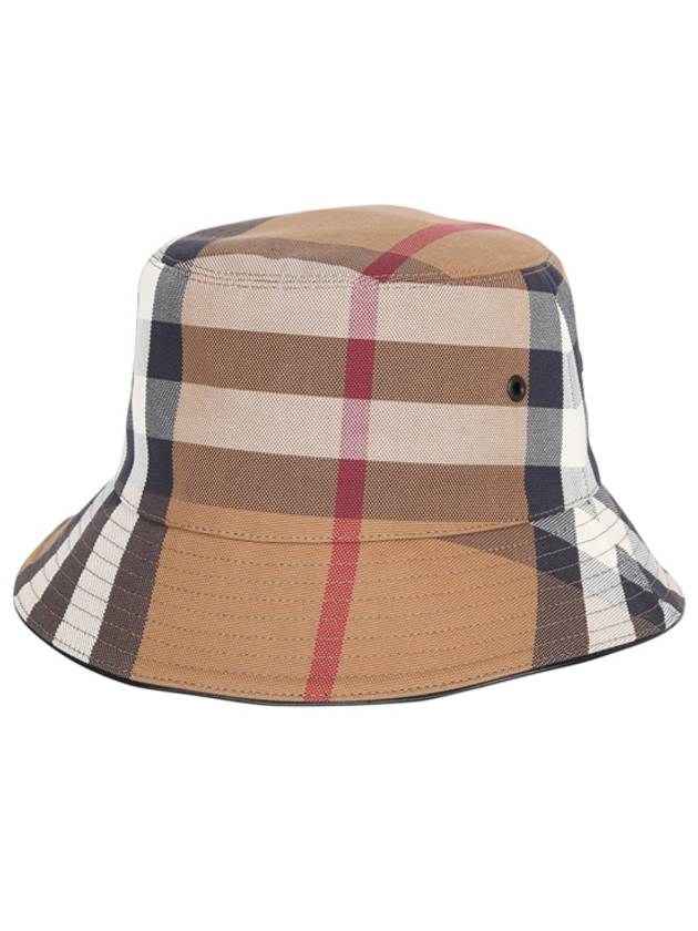 House Check Bucket Hat Brown - BURBERRY - BALAAN 5