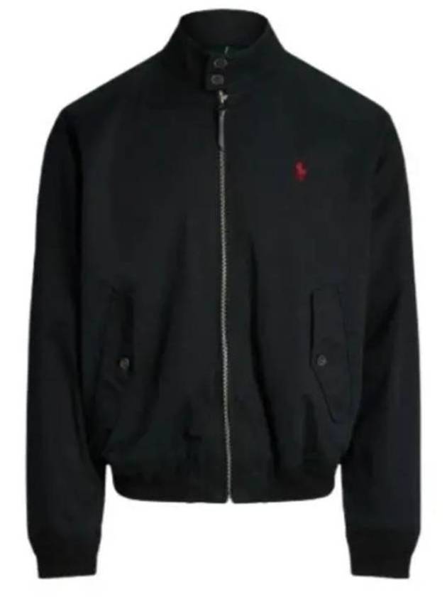 Pony Logo Twill Zip-Up Jacket Black - POLO RALPH LAUREN - BALAAN 2