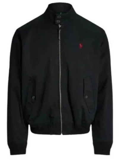 Pony Logo Twill Zip-Up Jacket Black - POLO RALPH LAUREN - BALAAN 2