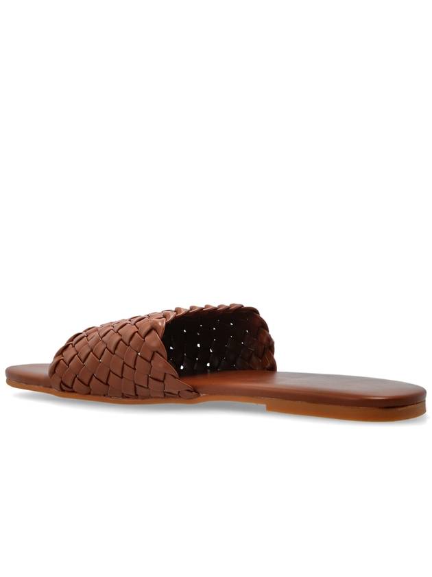 Melissa Odabash Leather Slides, Women's, Brown - MELISSA ODABASH - BALAAN 5