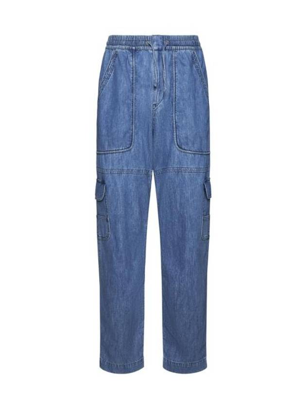 Vanni Cargo Denim Jeans Blue - ISABEL MARANT - BALAAN 2