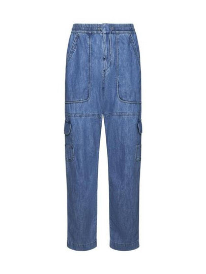 Vanni Cargo Denim Jeans Blue - ISABEL MARANT - BALAAN 2