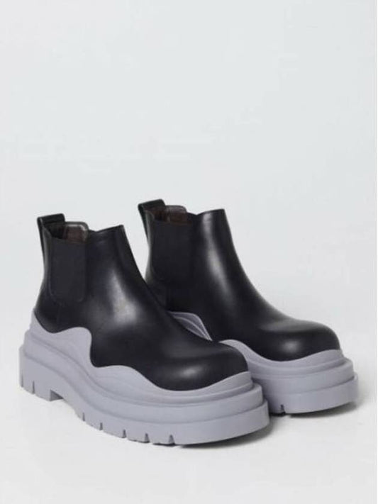 Tire Chelsea Boots Gray - BOTTEGA VENETA - BALAAN 2