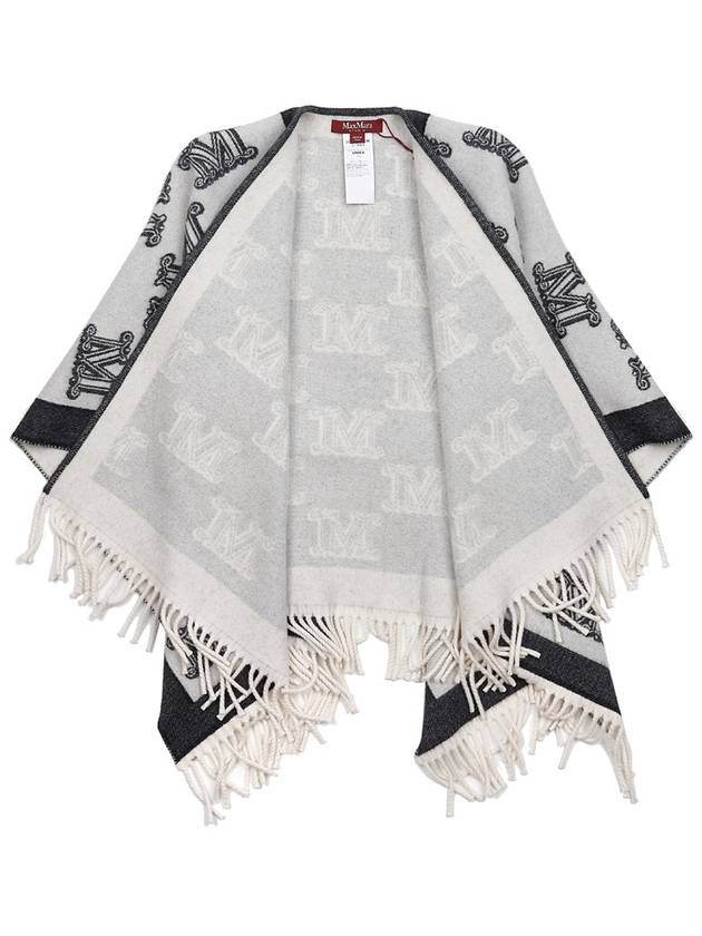 Women s Fringe Wool Cape FRINESTD 004 - MAX MARA - BALAAN 10