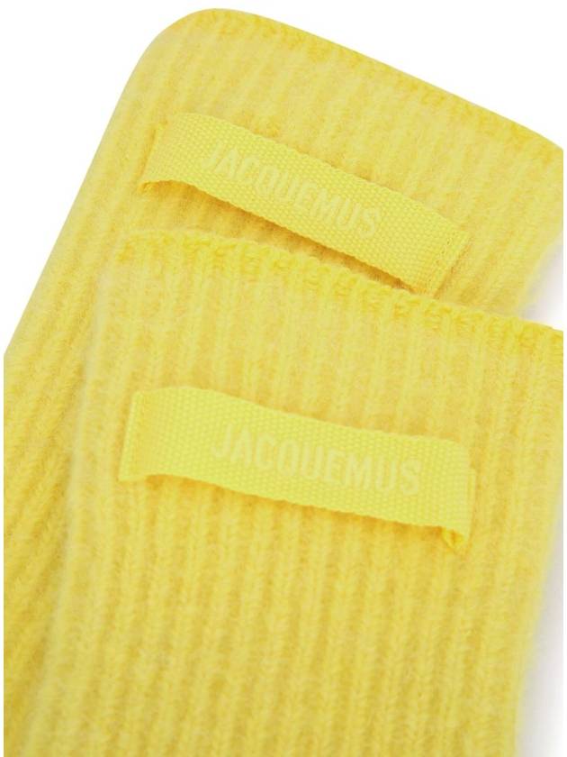 The Gros Grain Gloves Yellow - JACQUEMUS - BALAAN 3