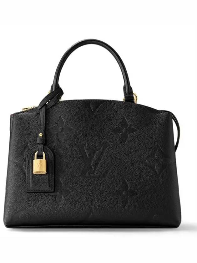 Petit Palais Monogram Empreinte Tote Bag Black - LOUIS VUITTON - BALAAN 2