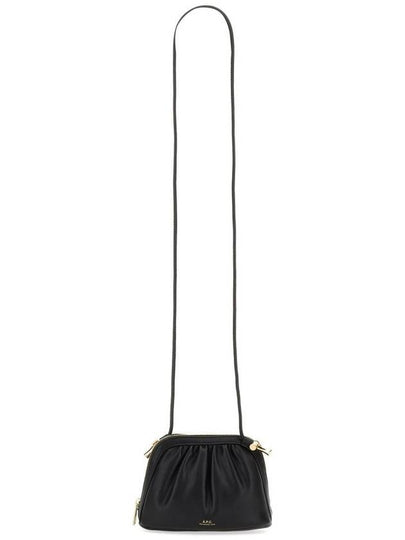 Ninon Small Drawstring Cross Bag Black - A.P.C. - BALAAN 2