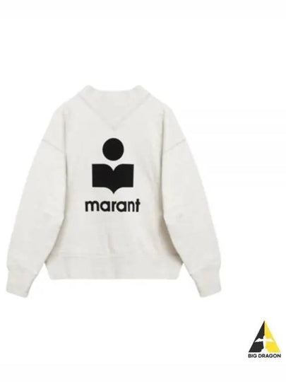 Moby Logo Print Sweatshirt Ecru - ISABEL MARANT - BALAAN 2