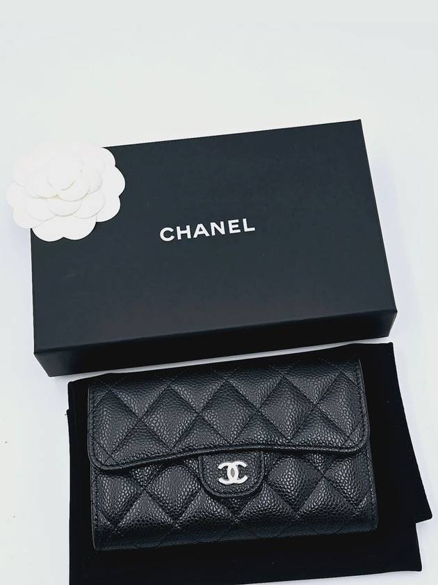 Women s medium wallet classic CC logo silver AP0232 - CHANEL - BALAAN 2