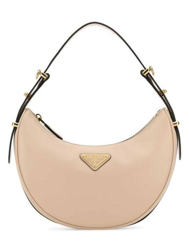 Arque Leather Shoulder Bag Pink - PRADA - BALAAN 1