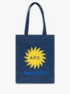 Lou Denim Blue Tote Bag Eco Bag - A.P.C. - BALAAN 1