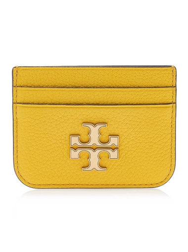 Eleanor Card Wallet Yellow - TORY BURCH - BALAAN 1