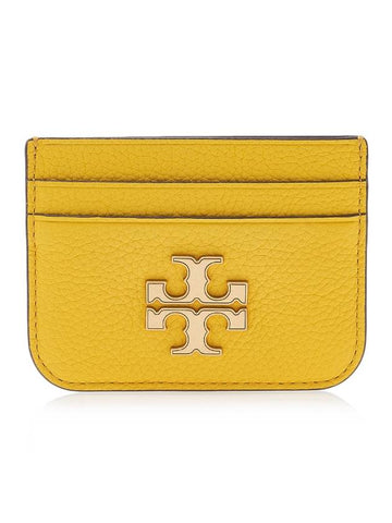 Eleanor Card Wallet Yellow - TORY BURCH - BALAAN 1